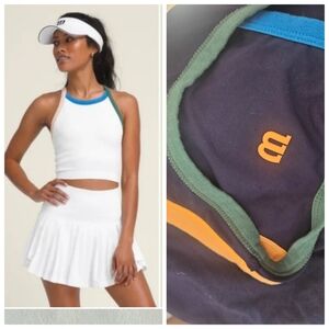 Wilson Navy W Multi Color Piping Tank Top s